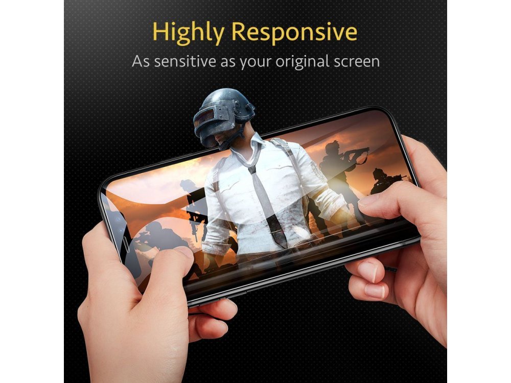 ESR iPhone 11 / XR Tempered Glass 3D Full-Coverage with Installation frame