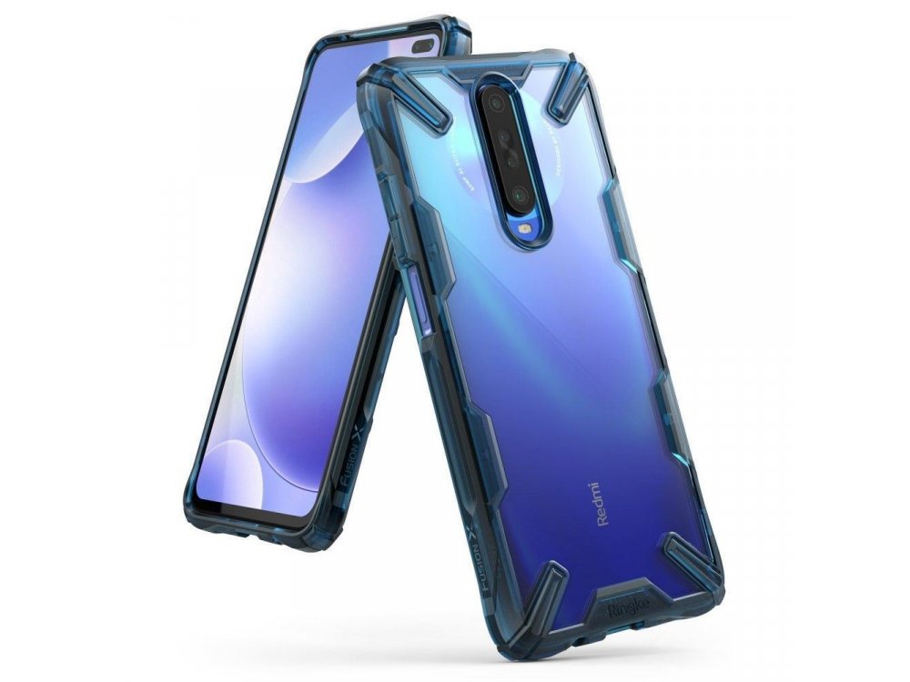 Ringke Fusion X Xiaomi Pocophone X2 / MI 10T (K30) Case, Space Blue