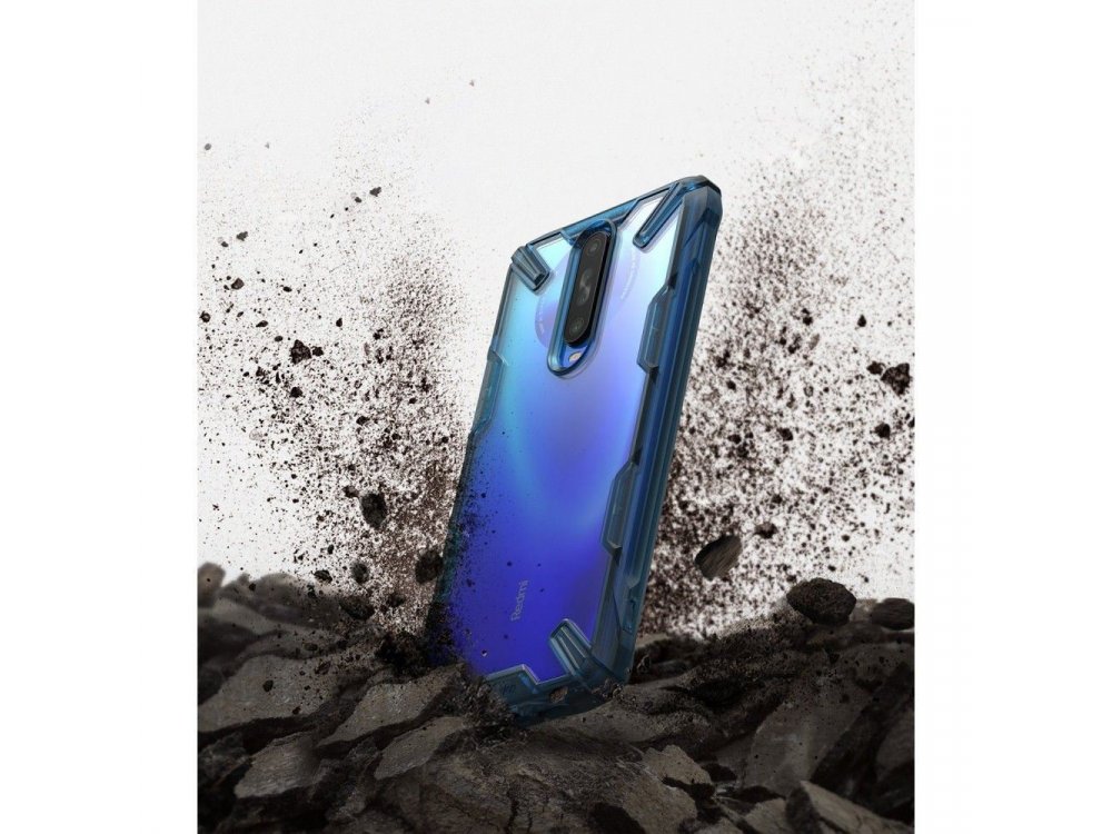 Ringke Fusion X Xiaomi Pocophone X2 / MI 10T (K30) Case, Space Blue