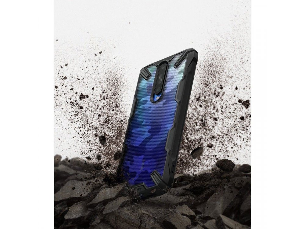 Ringke Fusion X Xiaomi Pocophone X2 / MI 10T (K30) Case, Camo Black
