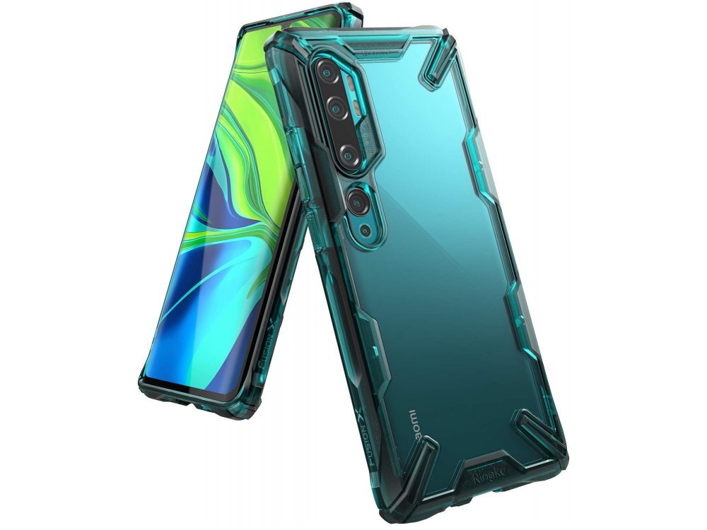 Ringke Fusion X Xiaomi MI Note 10 / Note 10 Pro Θήκη, Turquoise Green