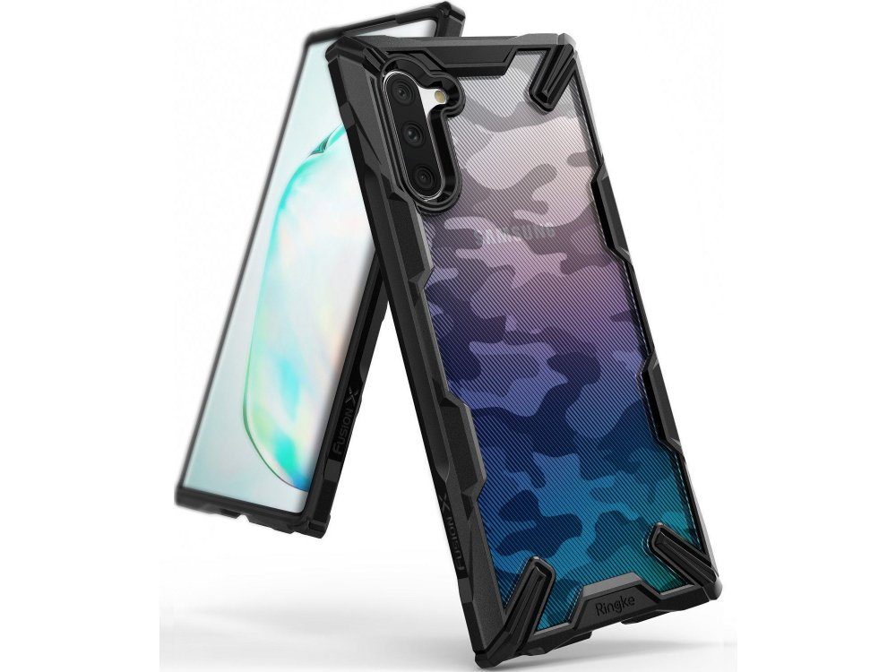 Ringke Fusion X Galaxy Note 10 / 10 5G Θήκη, Camo Black