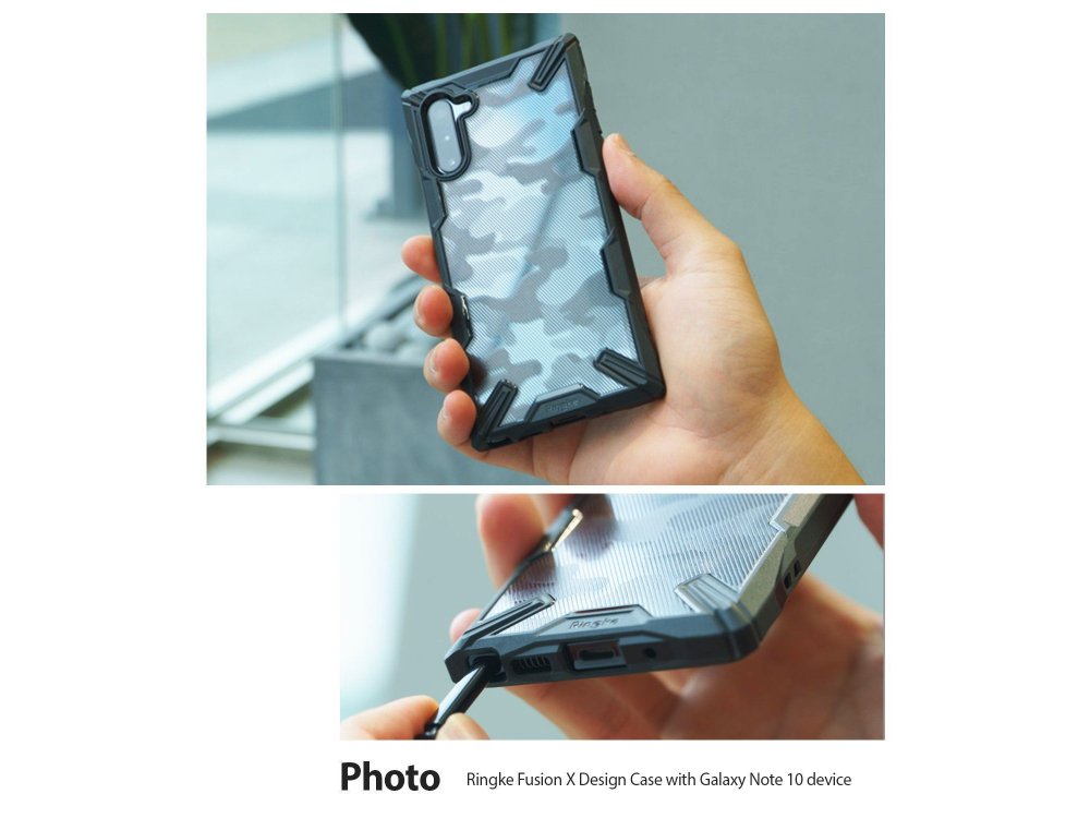 Ringke Fusion X Galaxy Note 10 / 10 5G Θήκη, Camo Black