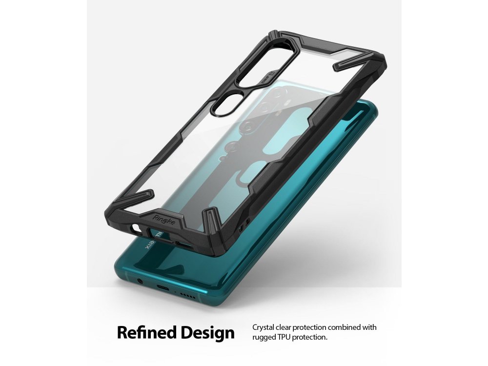 Ringke Fusion X Xiaomi MI Note 10 / Note 10 Pro Θήκη, Μαύρη