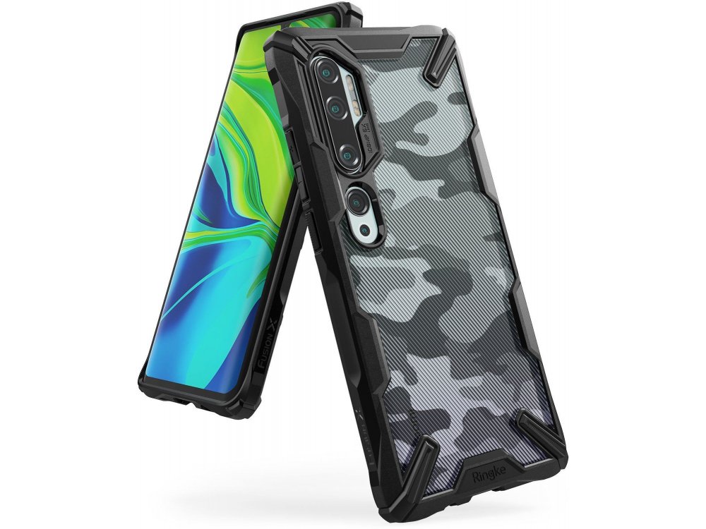 Ringke Fusion X Xiaomi MI Note 10 / Note 10 Pro Θήκη, Camo Black