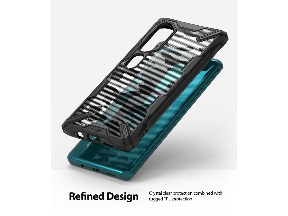 Ringke Fusion X Xiaomi MI Note 10 / Note 10 Pro Θήκη, Camo Black