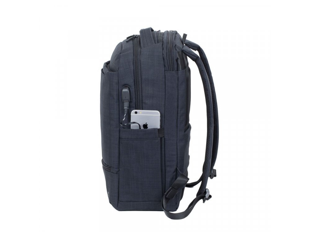 Rivacase Biscayne 8365 Backpack / Τσάντα Laptop για Laptop έως 17.3", Μαύρη