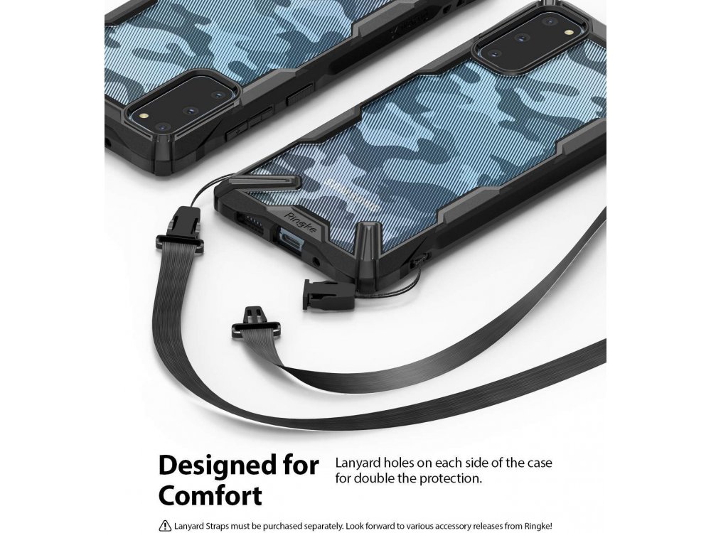 Ringke Fusion X Galaxy S20 case, Camo Black