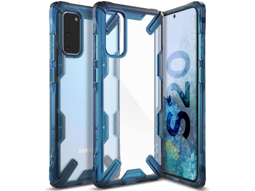 Ringke Fusion X Galaxy S20 case, Space Blue