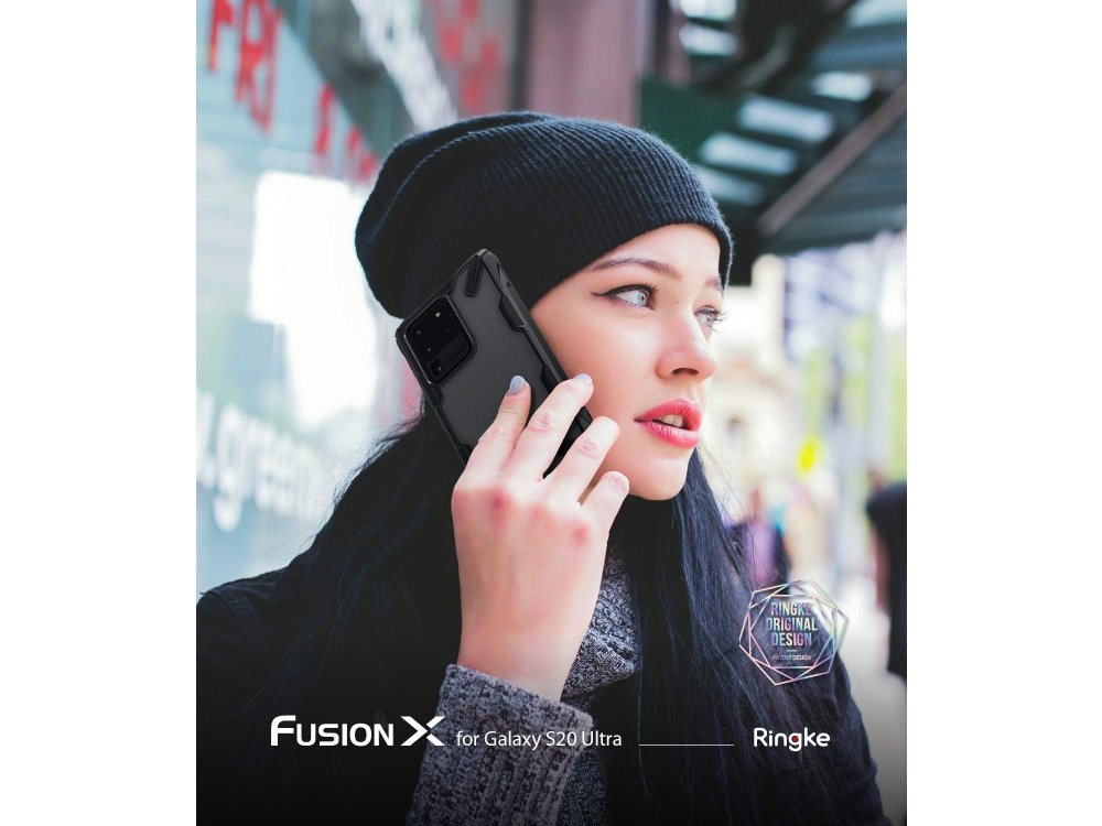 Ringke Fusion X Galaxy S20 Ultra case, black