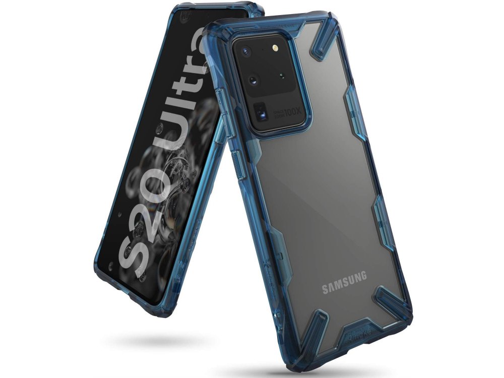 Ringke Fusion X Galaxy S20 Ultra case, Space Blue