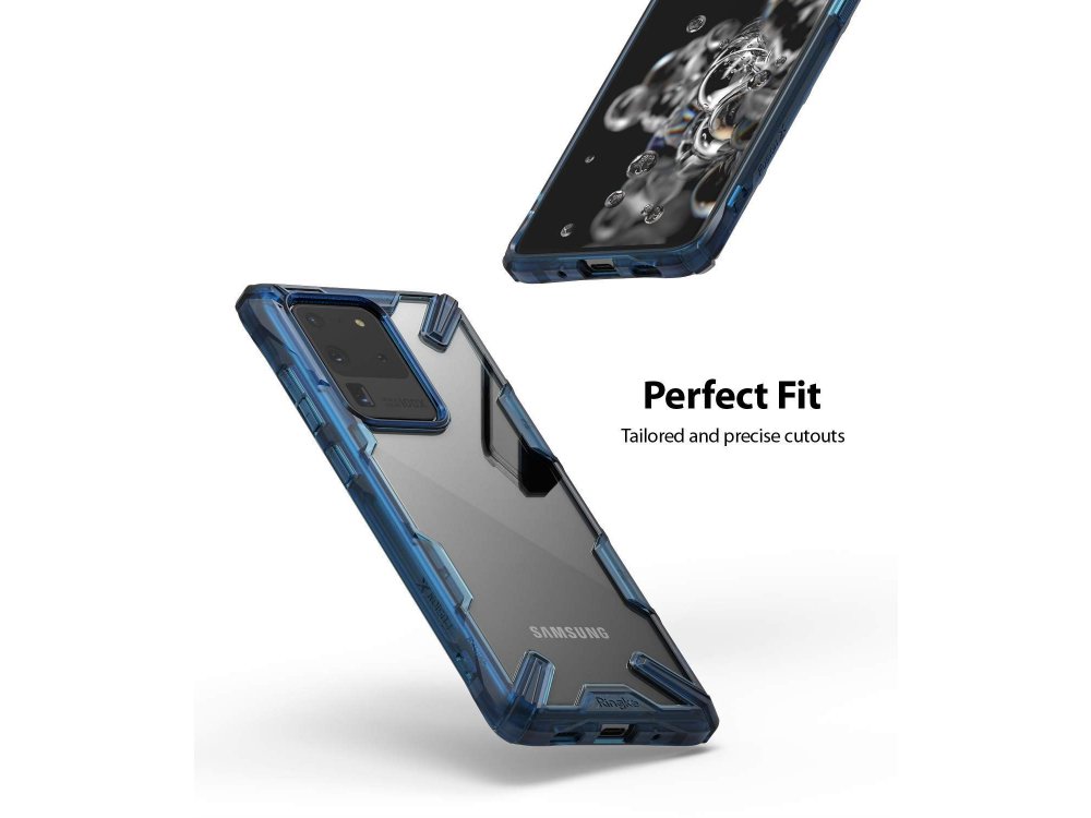 Ringke Fusion X Galaxy S20 Ultra case, Space Blue