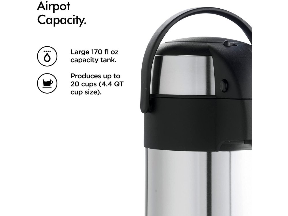 VonShef Air Flask 5 Λίτρων με Αντλία, Safety Lock & Λαβή - 07/177