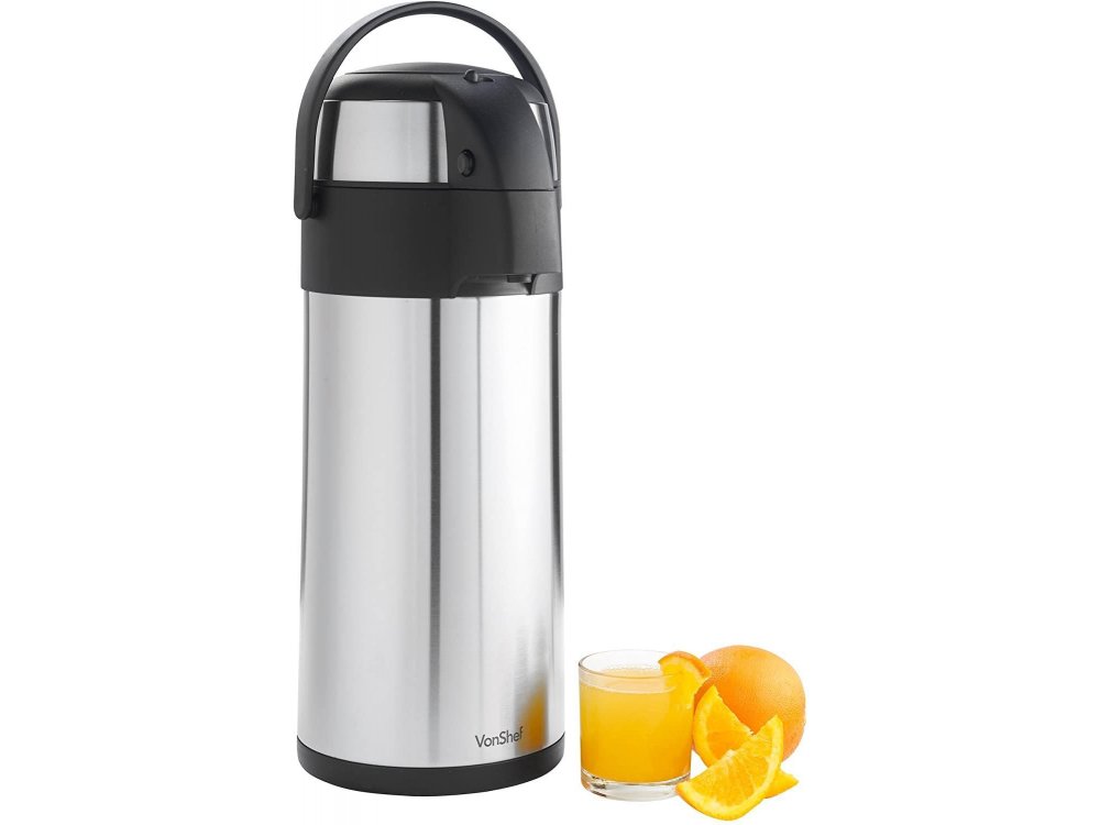 VonShef Air Flask 5 Λίτρων με Αντλία, Safety Lock & Λαβή - 07/177