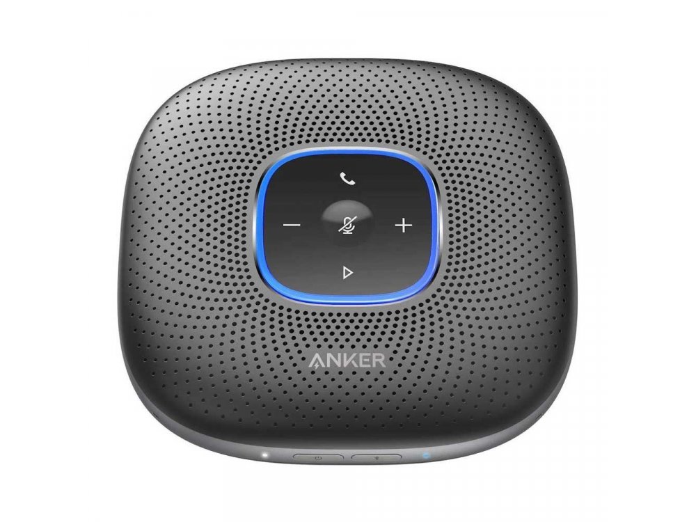 Anker PowerConf Bluetooth Speakerphone, 6 Mic, 24 Hour Call Time, BT 5.0, USB-C, Conference Speaker, PowerIQ - A3301011