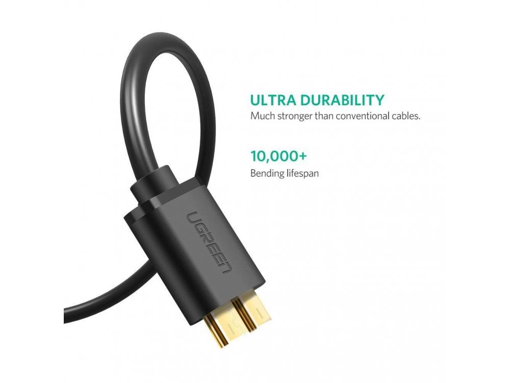 Ugreen USB 3.0 Cable σε Micro-B (USB 3.0 B) 1μ. Καλώδιο εξωτερικού σκληρού δίσκου - 10841