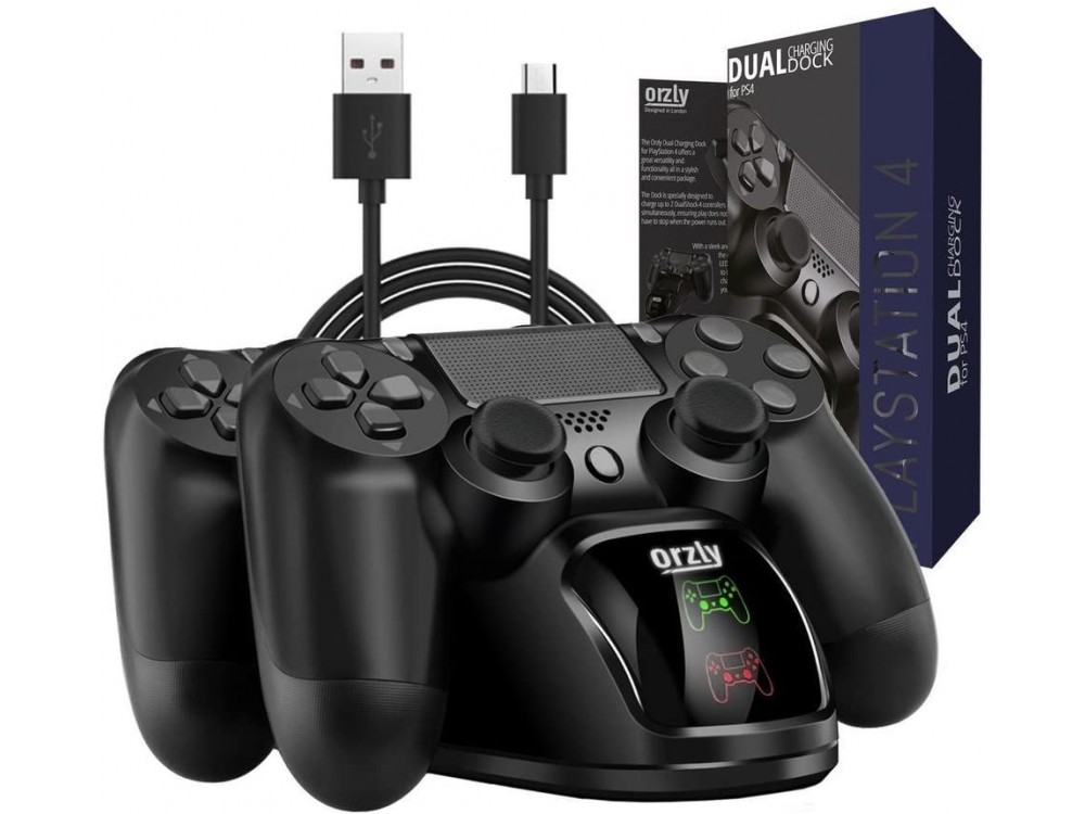 Orzly Dual Charging Station for controller Sony PS4