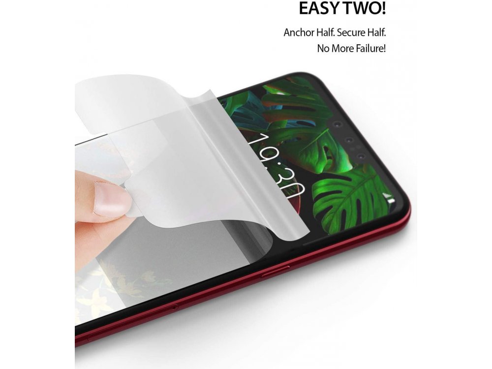 Ringke LG G8 ThinQ Screen Protector, Dual Easy Film, Σετ των 2