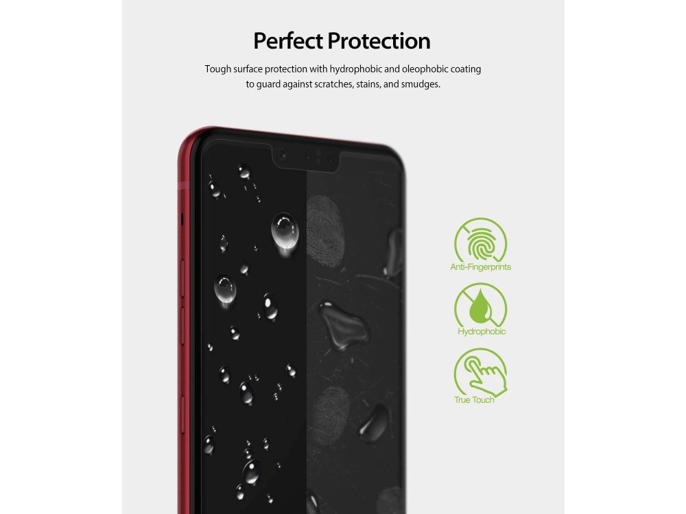 Ringke LG G8 ThinQ Screen Protector, Dual Easy Film, Σετ των 2