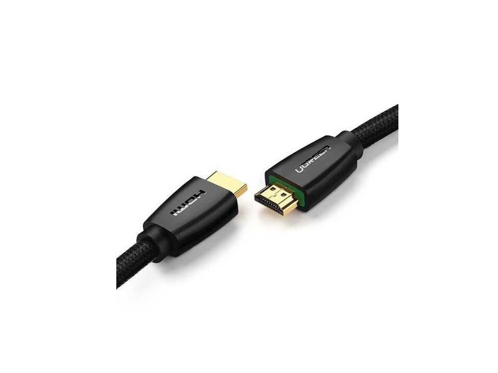 Ugreen HDMI v2.0 Gold plated cable with Nylon Weaving 4Κ@60Hz, HDR, 1,5m. - 40409