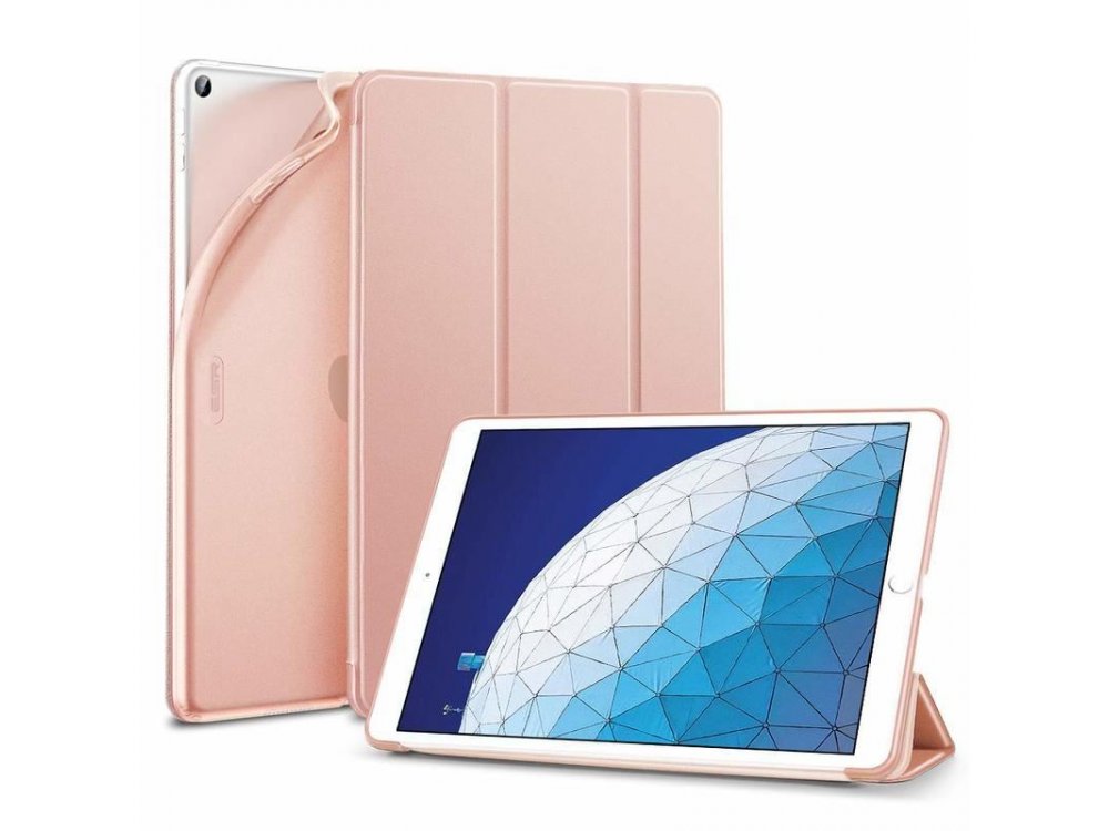 ESR Rebound Slim iPad Air 3rd Gen 2019 10.5" Trifold Θήκη με Auto Sleep/Wake, Stand, Flexible Back Cover, Rose Gold