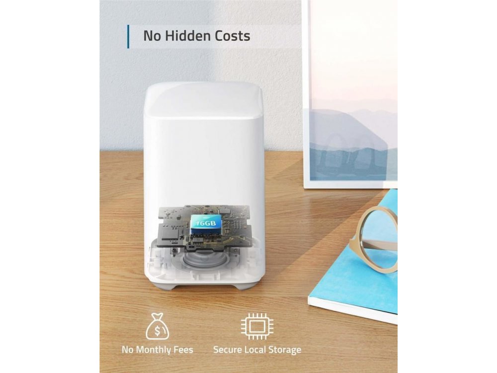 Anker eufyCam 2C ΚΙΤ 3 Ασύρματων Καμερών Full HD με Κέντρο, Human detection, Night Vision, by Eufy - T88323D2