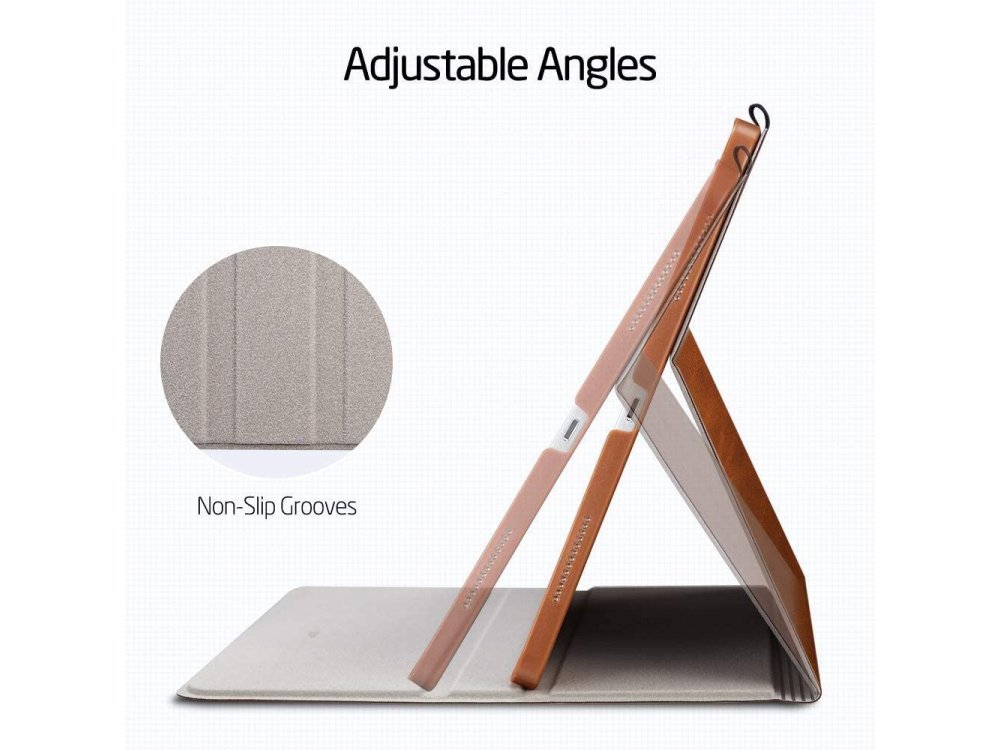ESR Simplicity Pencil iPad Pro 2018 11" Θήκη με Auto Sleep/Wake, Stand, Book Cover, Brown