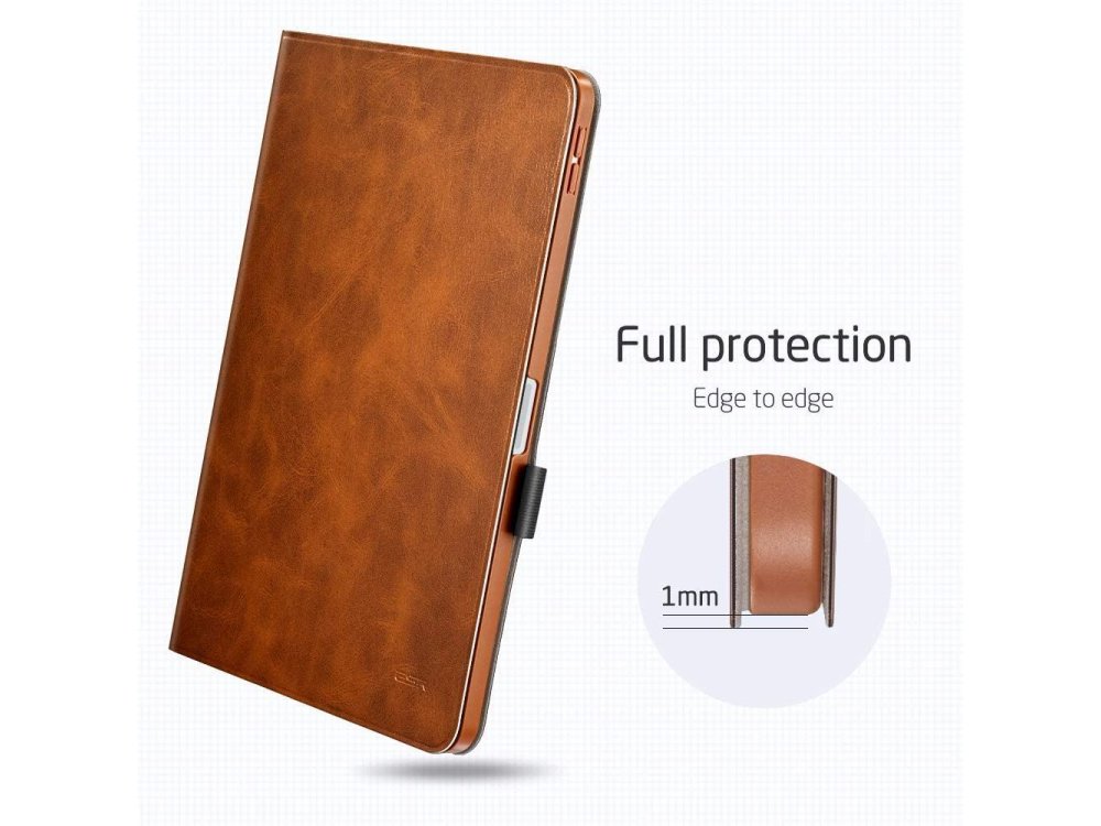 ESR Simplicity Pencil iPad Pro 2018 11" Θήκη με Auto Sleep/Wake, Stand, Book Cover, Brown