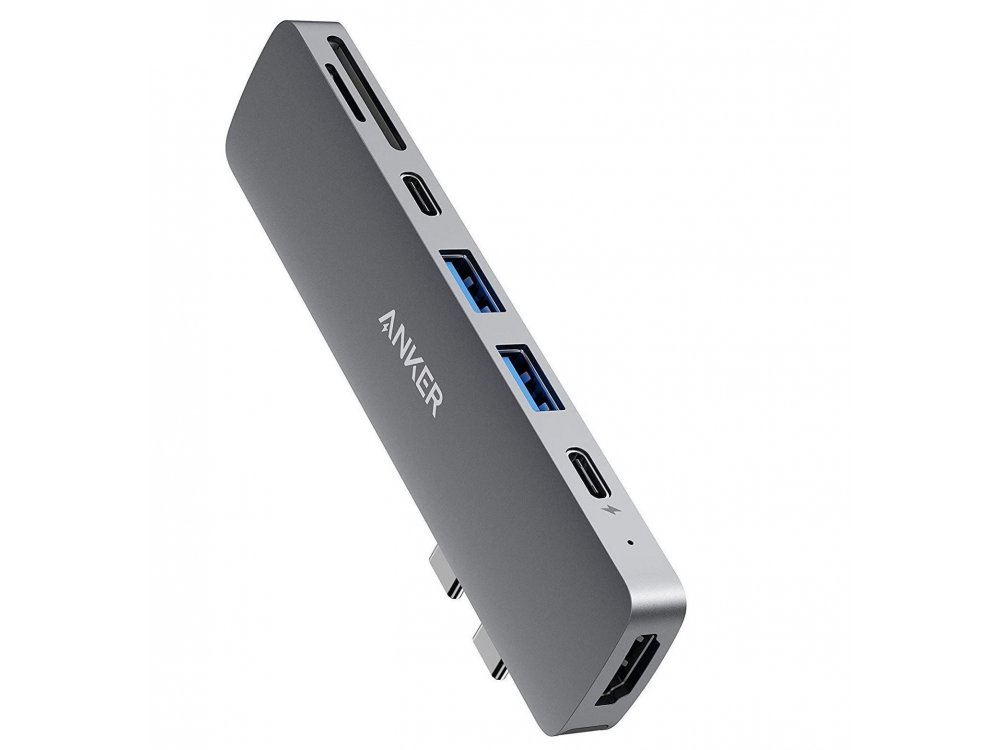 Anker PowerExpand 7-in-2 Type-C Hub for Macbook 100W 5K@60Hz HDMI + 2*USB3.0 + 1*Thunderbolt + 1*Micro SD/SD - A83710A1