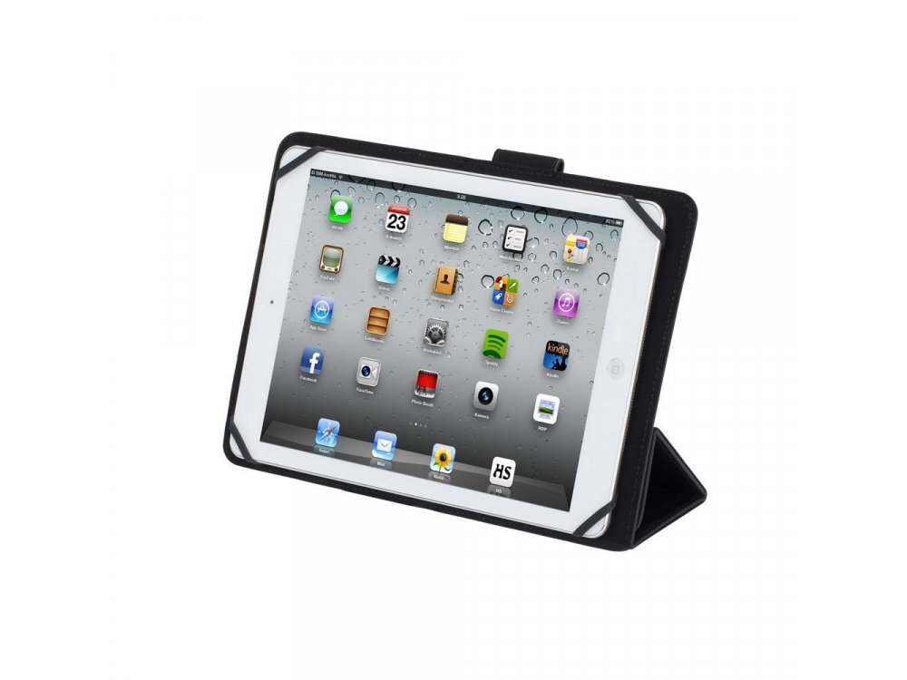 Rivacase Malpensa 3137 Trifold/Kick Stand Case Tablet up to 10.1" Universal, Black