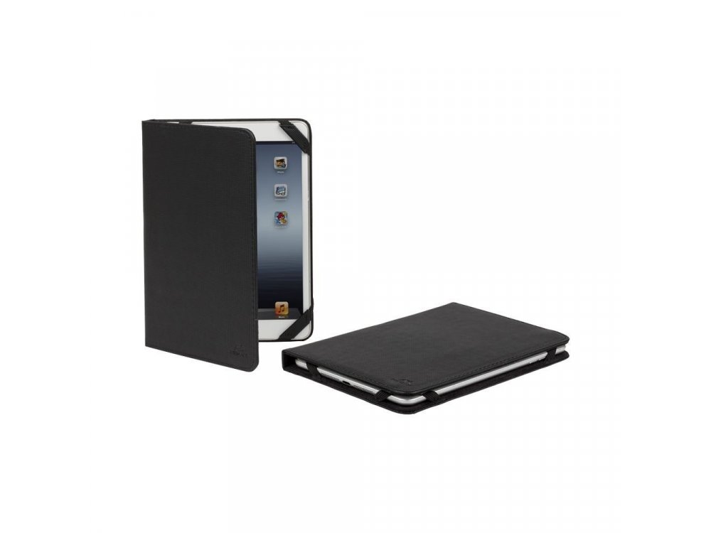 Rivacase Gatwick 3214 Flip Cover/Kick Stand Θήκη Tablet έως 8" Universal, Μαύρη