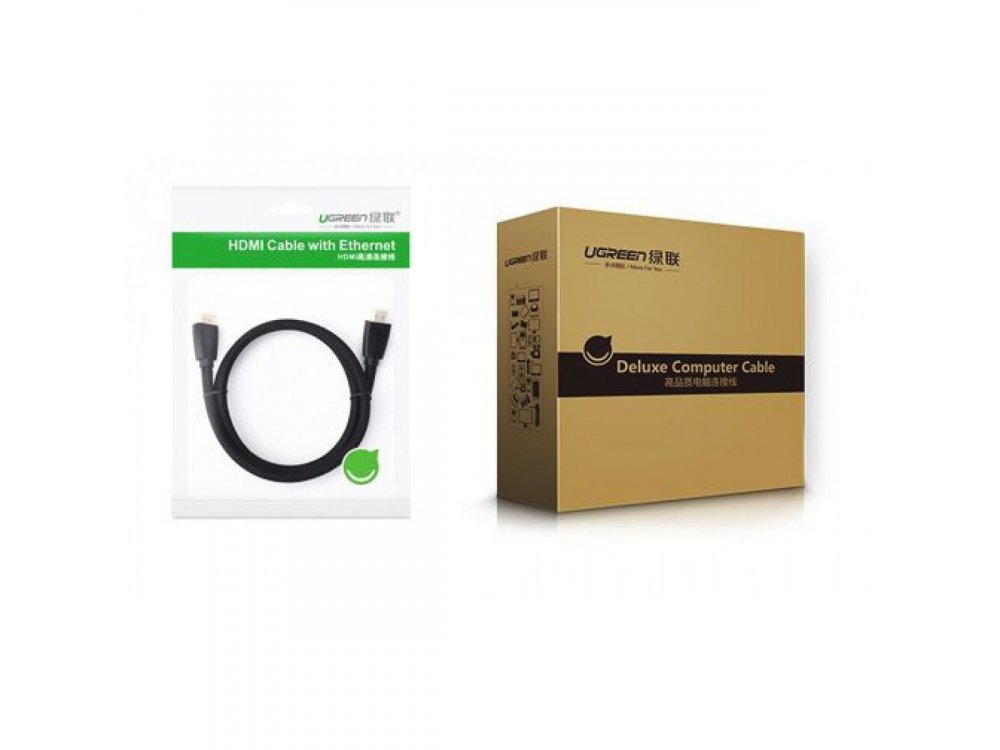 Ugreen HDMI v2.0 Καλώδιο Επιχρυσωμένο με Νάυλον Ύφανση 4Κ@60Hz, HDR, 10μ. - 40414