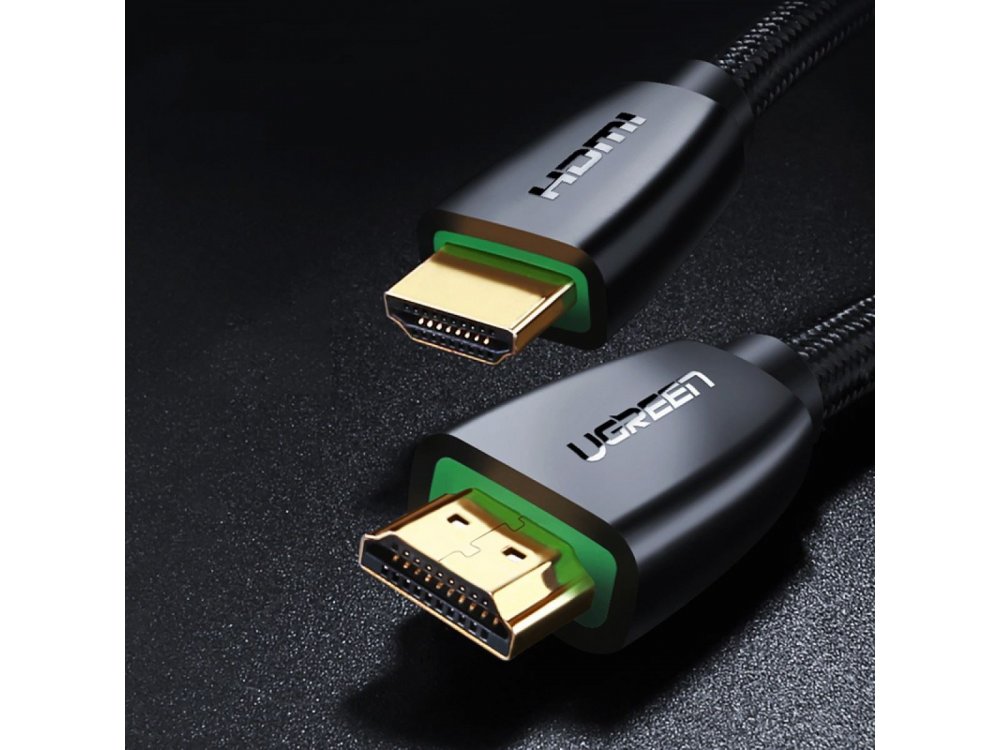Ugreen HDMI v2.0 Καλώδιο Επιχρυσωμένο με Νάυλον Ύφανση 4Κ@60Hz, HDR, 10μ. - 40414