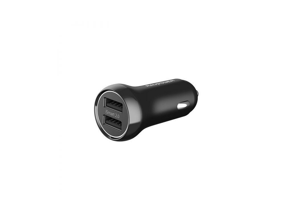 RAVPower 12W 2-Port USB Car Charger - RP-PC085