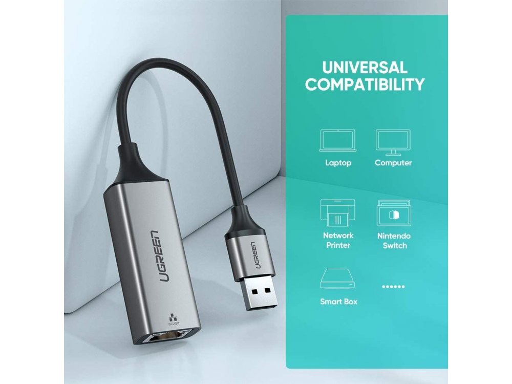 Ugreen USB 3.0 to Ethernet Gigabit Adapter - 50922