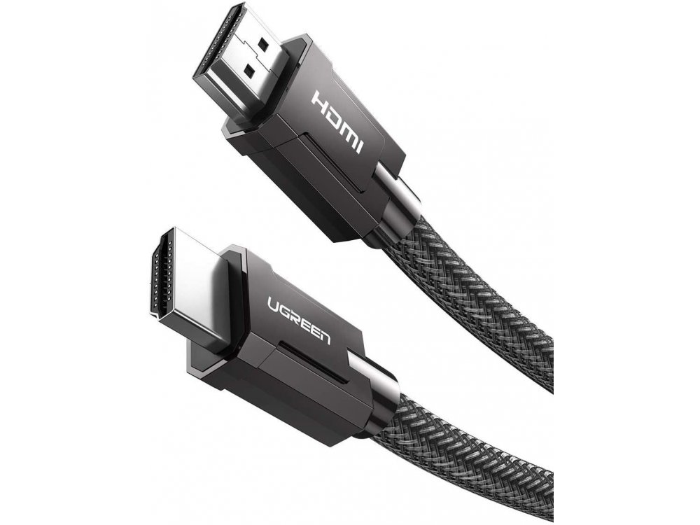 Ugreen HDMI v2.1 8Κ@60Hz, eARC, 48Gbps, HDR, Καλώδιο με Νάυλον Ύφανση, 2μ. - 70321