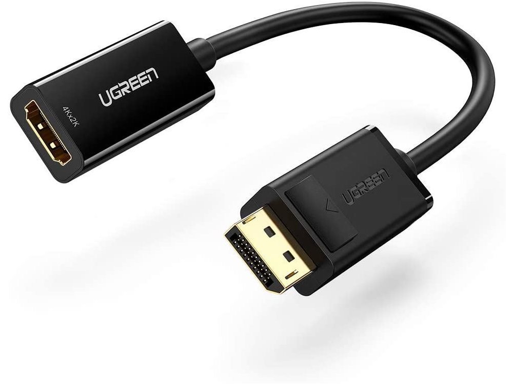 Ugreen DisplayPort to HDMI 4K Adapter, Μαύρο - 40363