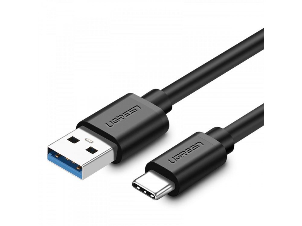 Ugreen cable USB-C to USB 3.0, 3ft, Black - 20882