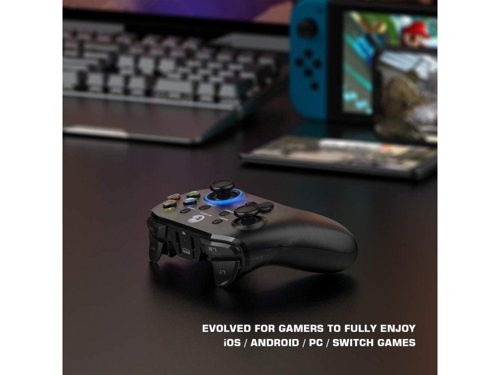 Gamesir T4 Pro Ασύρματο Gamepad RGB 2.4 GHz/Bluetooth για iOS/Android/Nintendo Switch/Windows - ΑΝΟΙΧΤΗ ΣΥΣΚΕΥΑΣΙΑ