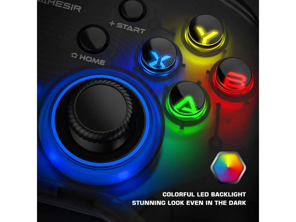 Gamesir T4 Pro Ασύρματο Gamepad RGB 2.4 GHz/Bluetooth για iOS/Android/Nintendo Switch/Windows - ΑΝΟΙΧΤΗ ΣΥΣΚΕΥΑΣΙΑ