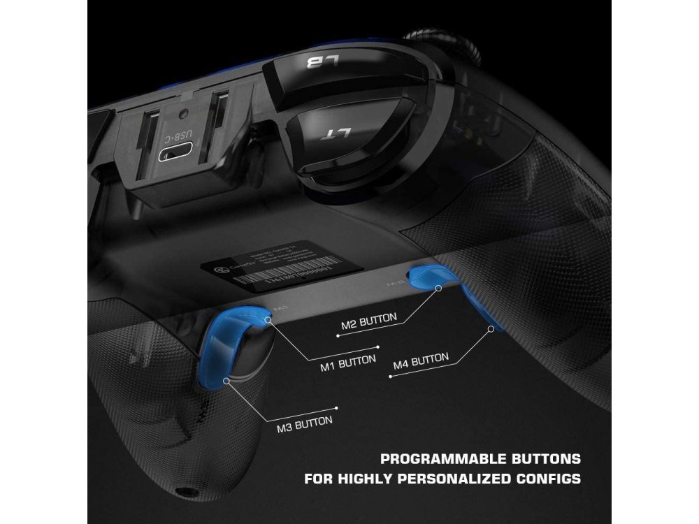 Gamesir T4 Pro Ασύρματο Gamepad RGB 2.4 GHz/Bluetooth με Dualshock & βάση Smartphone για iOS/Android/Nintendo Switch/Windows