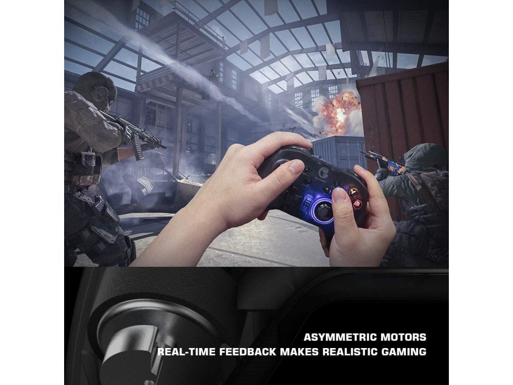 Gamesir T4 Pro Ασύρματο Gamepad RGB 2.4 GHz/Bluetooth για iOS/Android/Nintendo Switch/Windows - ΑΝΟΙΧΤΗ ΣΥΣΚΕΥΑΣΙΑ