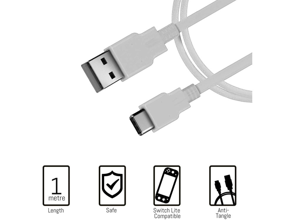 Orzly Nintendo Switch Lite Accessories Bundle - 2x Glass Screen Protector, καλώδιο USB, θήκη μεταφοράς, Cards κ.α. Z & Z Edition