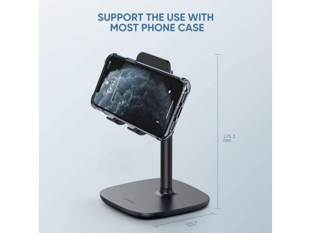 Ugreen Desktop Bracket Holder/ Stand for Smartphone/Tablet, Black - 60324