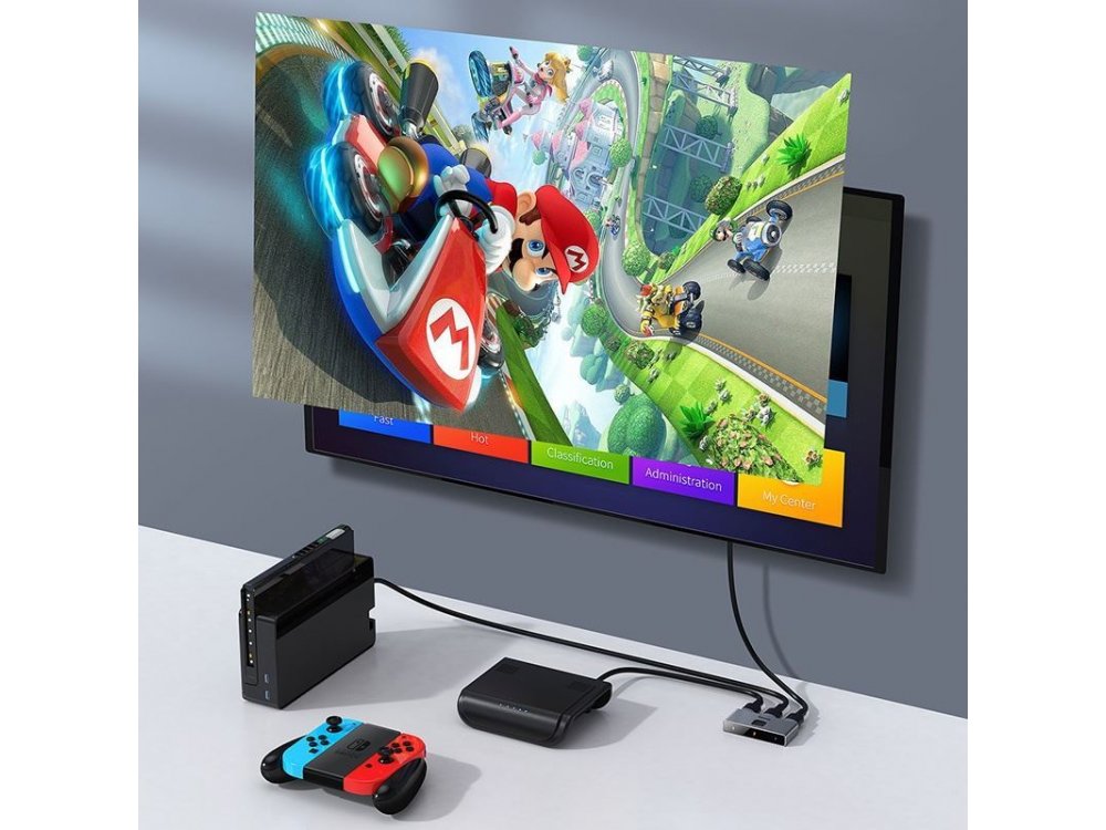 Baseus Matrix HDMI 2-1 Switch/Splitter 4K Bidirectional - CAHUB-BC0G