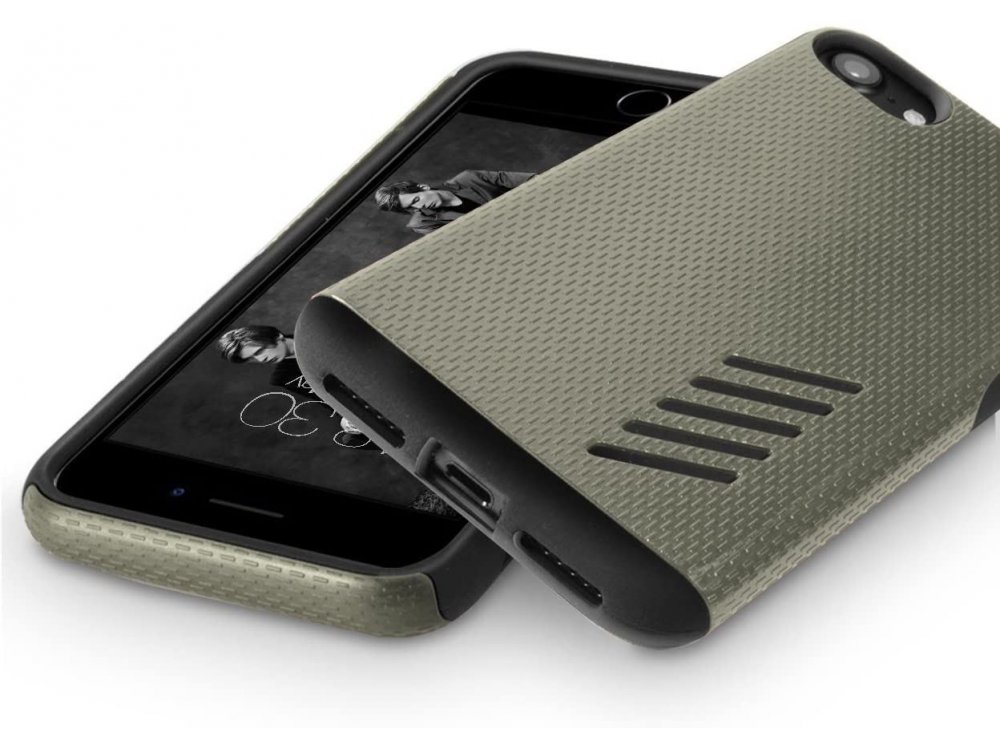 Orzly iPhone SE 2020 / 8 / 7 Grip-Pro Θήκη, Grey