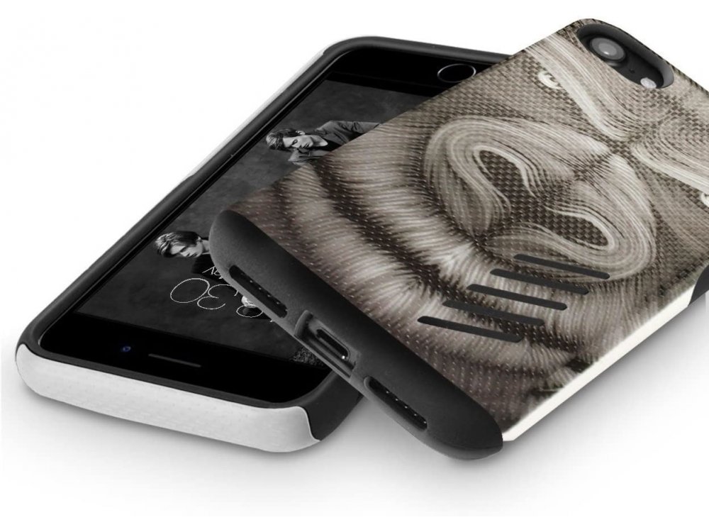 Orzly iPhone SE 2020 / 8 / 7 Grip-Pro case, Grumpy Ape