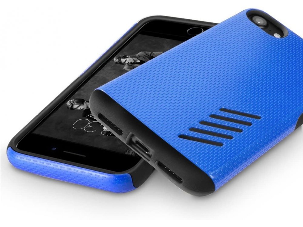 Orzly iPhone SE 2020 / 8 / 7 Grip-Pro Θήκη, Blue