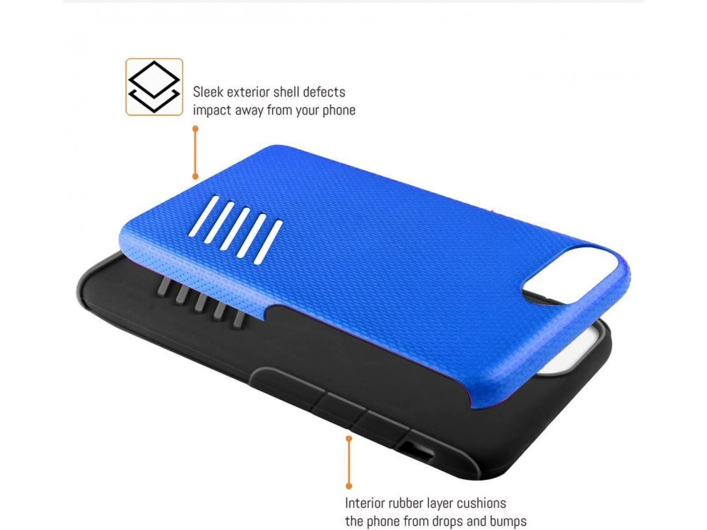 Orzly iPhone SE 2020 / 8 / 7 Grip-Pro Θήκη, Blue