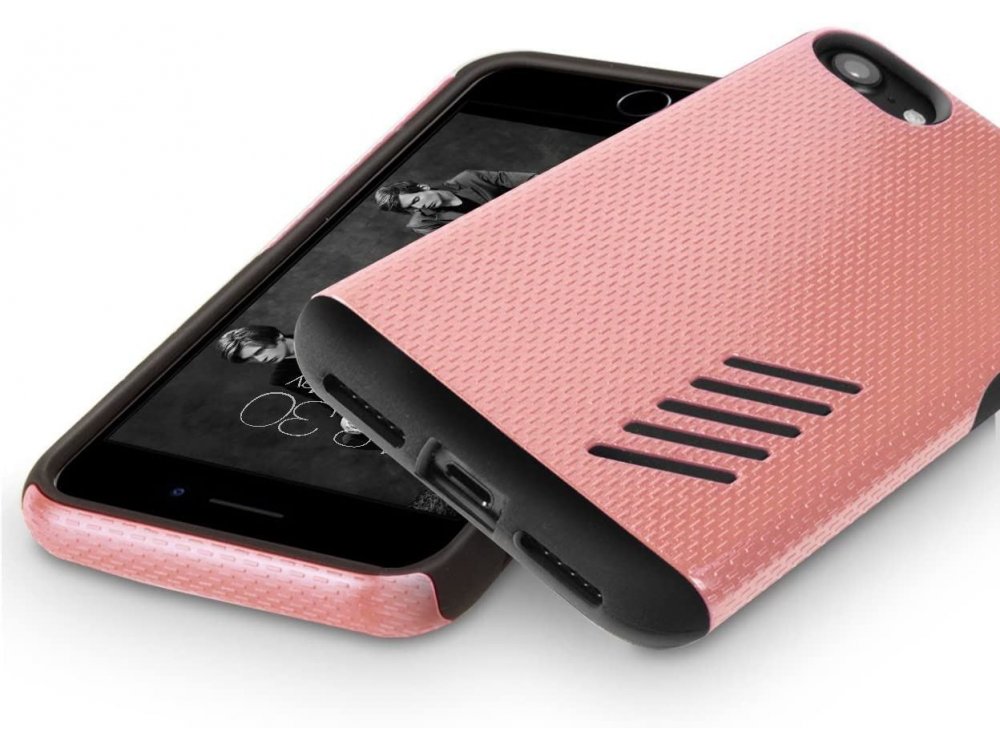 Orzly iPhone SE 2020 / 8 / 7 Grip-Pro Θήκη, Rose Gold